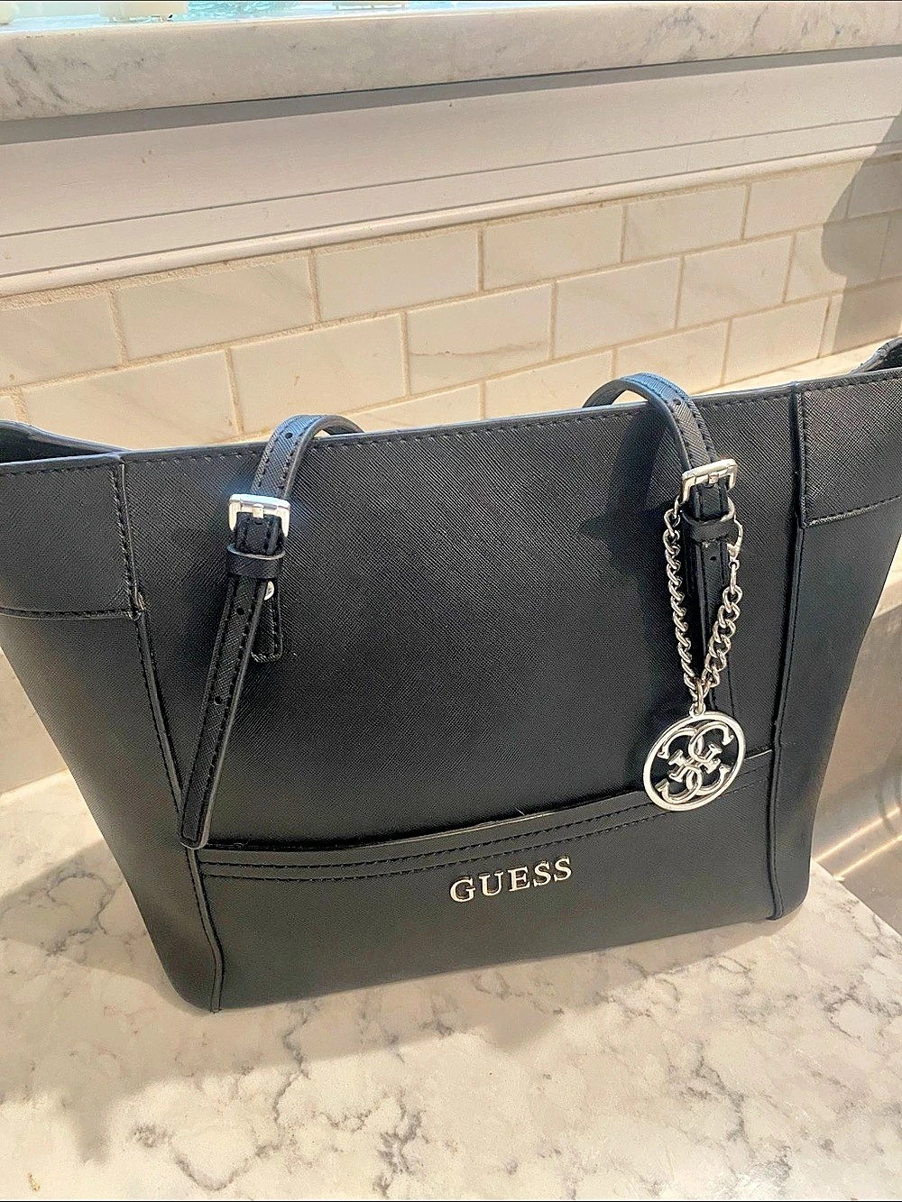Guess Black Tote Bag
